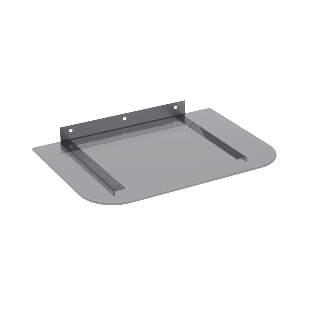 Economy Steel & Tempered Glass Wall Mount